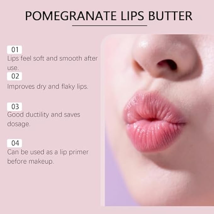 rayihni LIP SLEEP MASK POMEGRANATE | OVERNIGHT LIP MASK MOISTURIZING NOURISHING LIP CARE LIP | LIP REPAIR FOR DRY CRACKED LIPS, 30G - Image 2